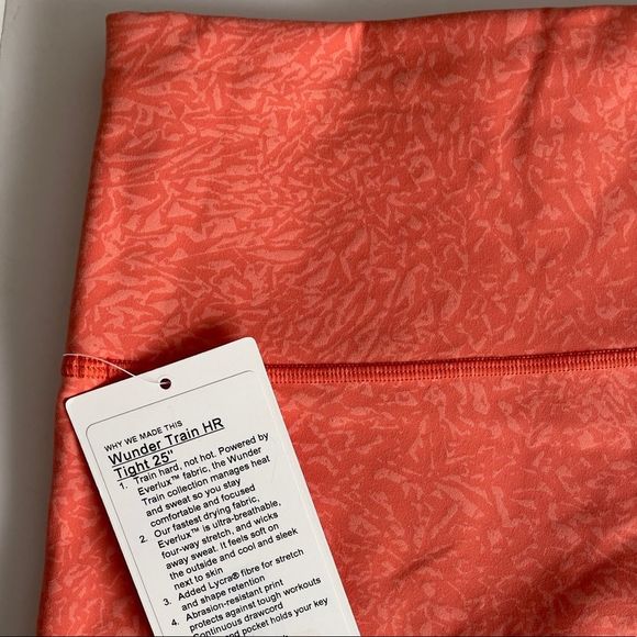 Lululemon Wunder Train HR 25 Size 20 - Picture 7 of 11